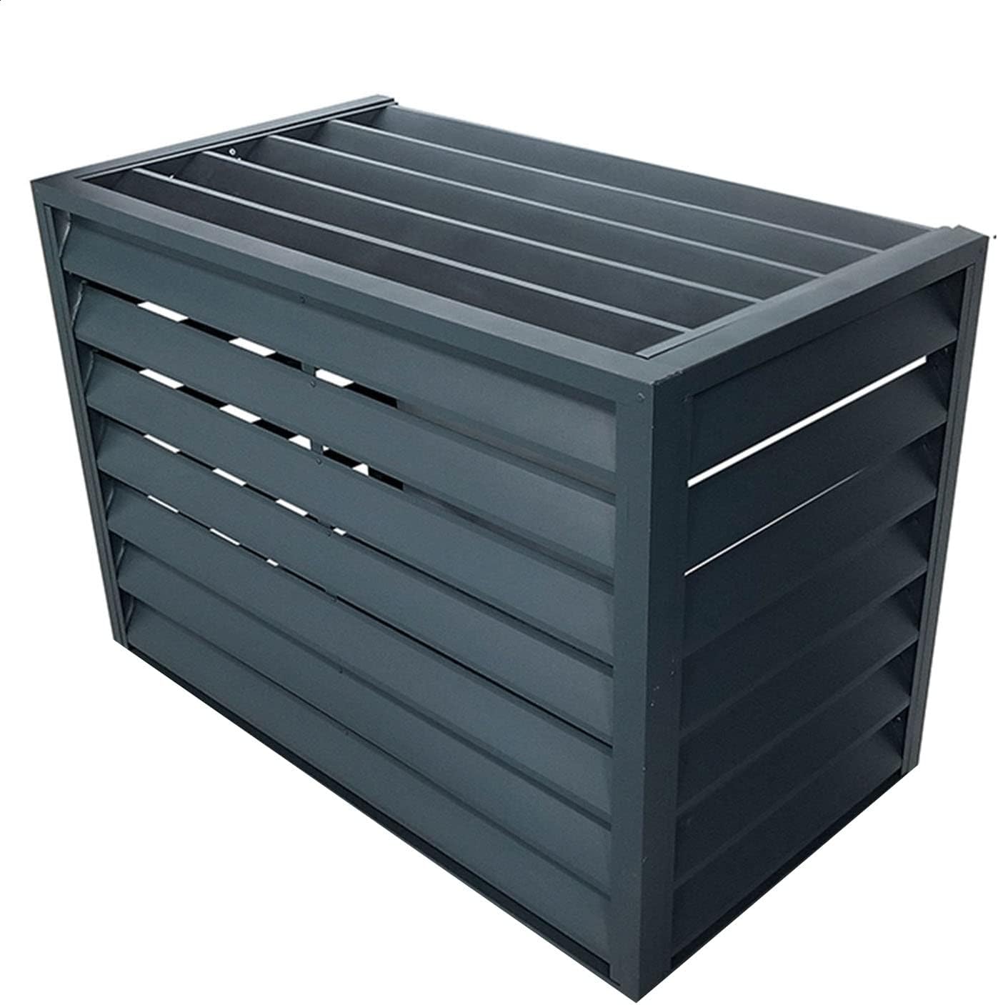  Housse De Protection Pour Climatiseur D'extérieur – Condensateur Imperméable Et Protection De Tuyau, Solution élégante De Dissimulation De Clôture, Matériau Pour Une Utilisation En Intérieur/extérieur