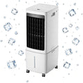  Refroidisseur D'air Par évaporation, Ventilateur De Refroidissement Avec Réservoir D'eau Amovible De 12 L Et Minuterie De 7,5 H, Unité De Climatisation Avec Télécommande Adaptée Au Salon, Au Garage,
