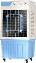 GENERIC 3 En 1 Refroidisseur D'air évaporatif, Ventilateur De Refroidissement De Marais De 30L Avec Des Boîtes à Glace, Réglages à 3 Vitesses, Sortie Oscillante 150 ° Pour Garage, Atelier, Refroidissement De