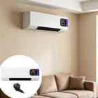  Générique Climatiseur,Ventilateur Mural Avec Télécommande,Polyvalent Climatiseurs Portables Compacts,Climatiseur Mural Réversible Split,Sans Unité Extérieure,Température Constante Intelligente