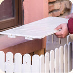 GENERIC Housse De Pompe à Chaleur D'extérieur En Bois Pour Climatiseur - Protection Résistante Aux Intempéries Pour Unité Extérieure - Support De Fleurs Décoratif - Marron - 120 X 60 X 105 Cm