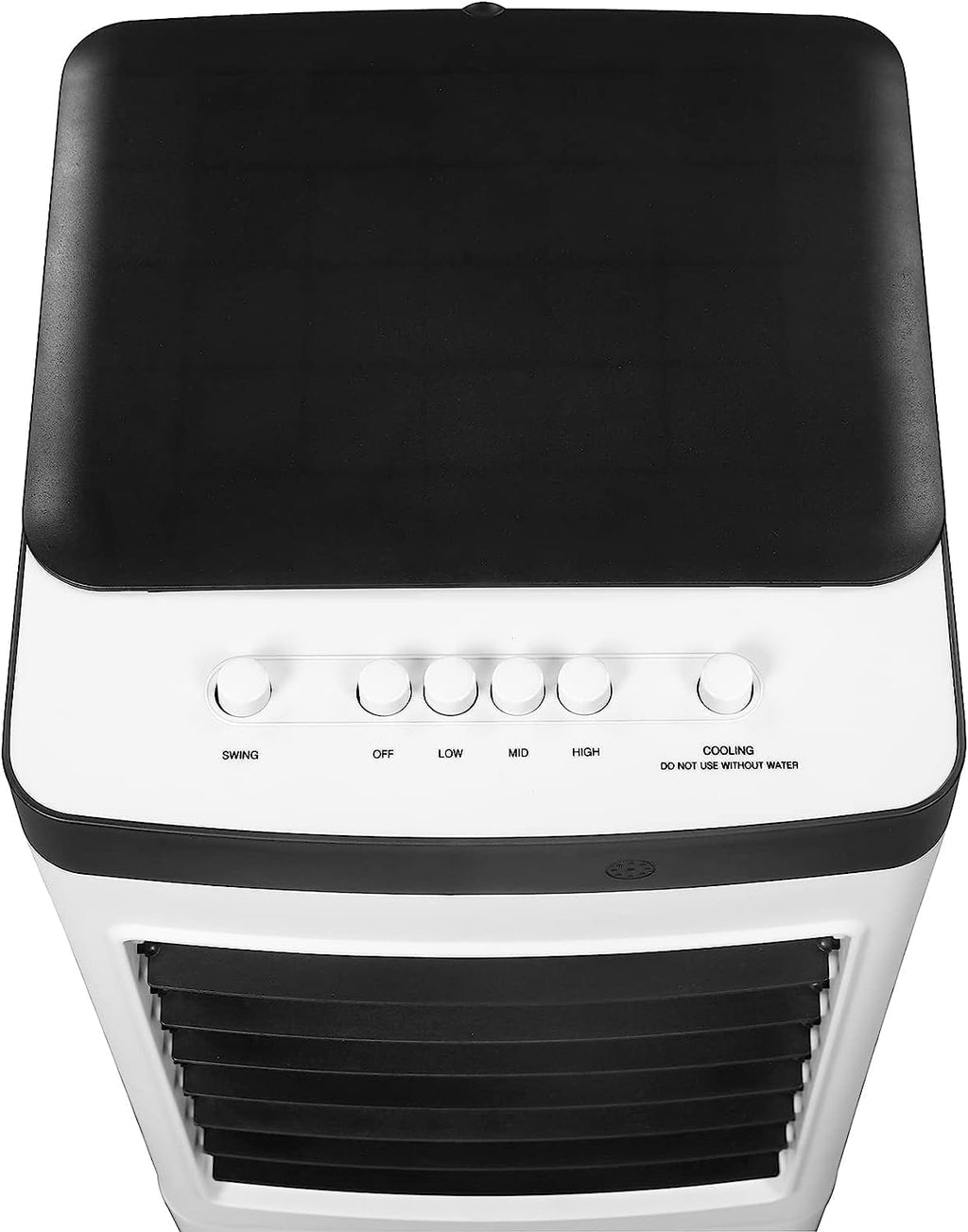 GENERIC Refroidisseur D'air Portable 10L Avec Humidificateur, Refroidisseur Sans Vent Sans Vent, Unité De Salle A/C Silencieuse Avec Swing 60 Degrés Et Minuterie Pour La Chambre De Bureau à Domicile, Niveaux