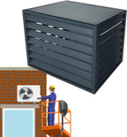 GENERIC Housse Pour Climatiseur Extérieur – Support De Plante En Aluminium Et Pour Unités De Climatisation Et Pompes à Chaleur – Boîtier Autoportant Pour Poubelle Ou Protection AC