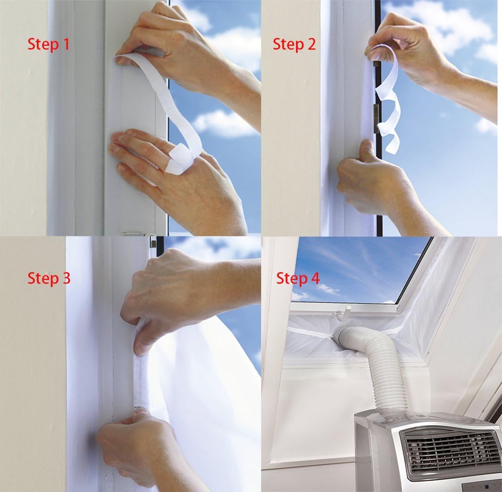  G&M Only AirLock 400cm/4m Kit De Calfeutrage Pour Climatiseurs Et Déshumidificateurs