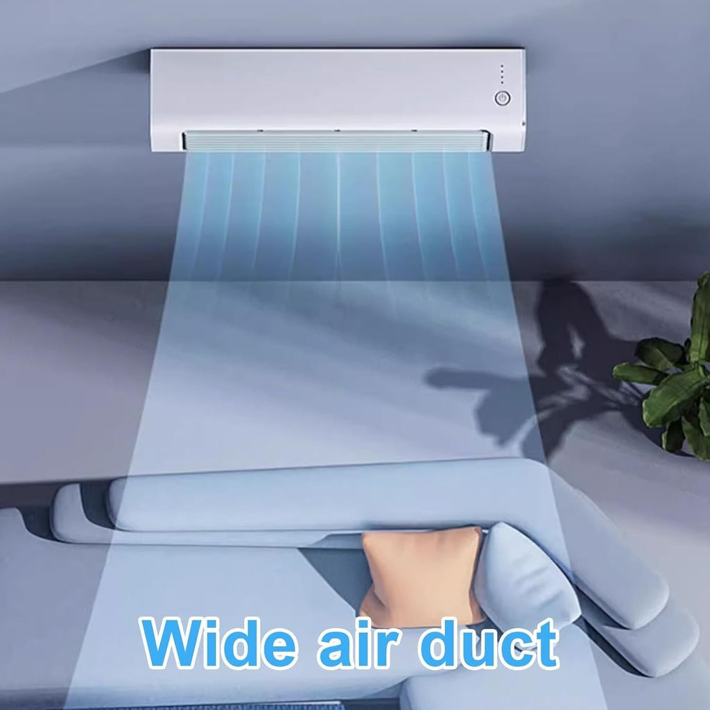  Ventilateur Portable Sans Lame, Télécommande Sans Fil, 3 Vitesses, Pas D'installation, Refroidissement Silencieux Pour Le Dortoir De Bureau De Chambre