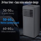  Unité De Refroidissement De Climatiseur Portable Avec Ventilateur Et Déshumidificateur Pour L'opération De Chambre Au Calme Refroidit Jusqu'à 450 Sq.ft Kit D'installation De Fenêtre Complète Smart AC