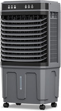 GENERIC Climatiseur Portable, Refroidisseur De Marais Sans Fenêtre Avec Réservoir D'eau De 37 Litres, 4 Blocs De Glace, Télécommande, Minuterie De 12 Heures, 3 Vitesses Pour Un Usage Domestique Et Commercial