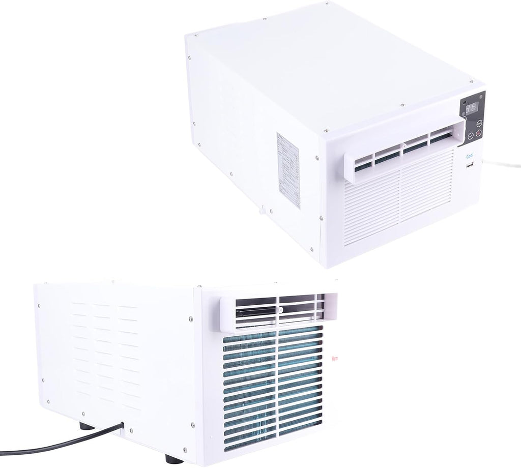  Refroidisseur D'air Portable, 280 W, 16-30 ℃, Mode Veille, Climatiseur Compact, Chargement USB, Télécommande, Faible Consommation Pour Dortoir Scolaire (Prise UE 220V)