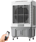  Refroidisseur D'air Par évaporation Commercial, Grand Réservoir D'eau Et Flux D'air Puissant Pour Les Grands Espaces, Télécommande, Oscillation Automatique à 3 Vitesses, Minuterie De 7,5 H