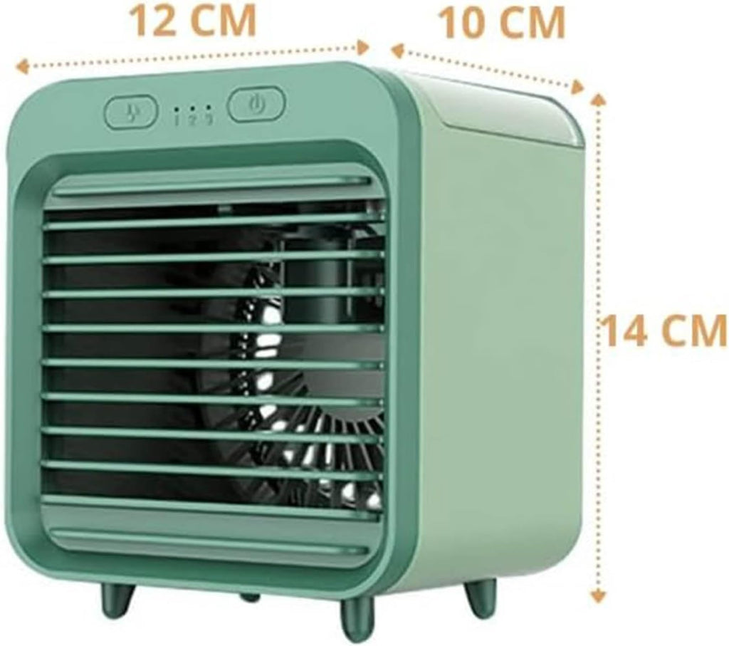  Climatiseur Portable, Ventilateur De Bureau 3 En 1 Avec 3 Vitesses De Vent, Pour La Maison, Le Bureau, La Chambre à Coucher, Adapté Aux Animaux Et Aux Enfants