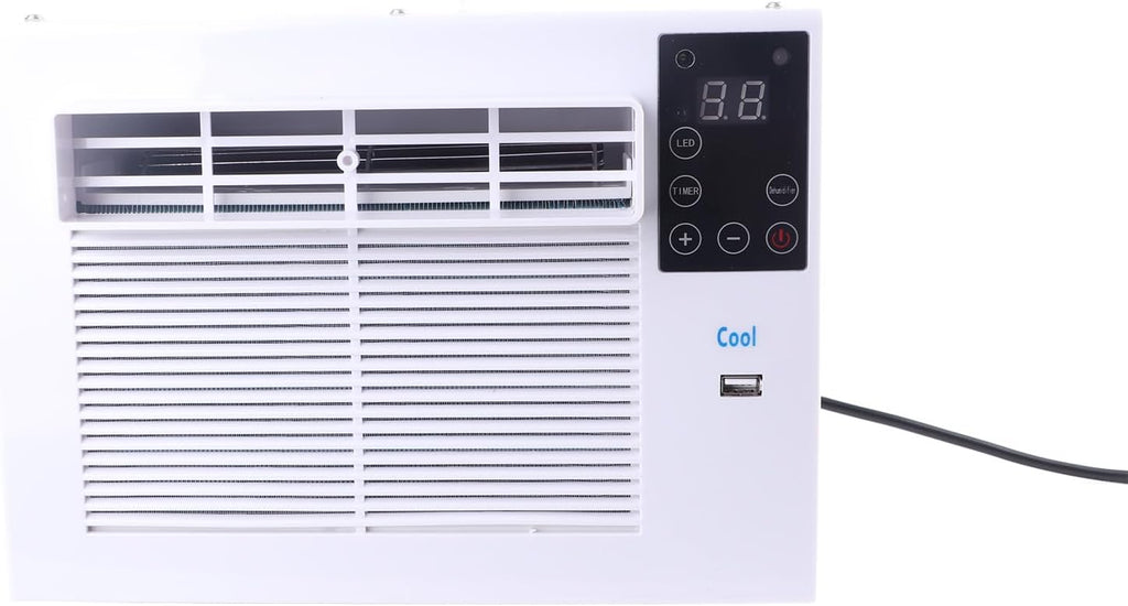  Refroidisseur D'air Portable, 280 W, 16-30 ℃, Mode Veille, Climatiseur Compact, Chargement USB, Télécommande, Faible Consommation Pour Dortoir Scolaire (Prise UE 220V)