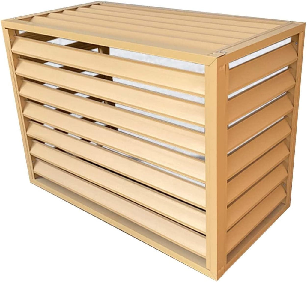  Écran De Clôture De Climatiseur En Aluminium, Grille À Persiennes Résistante Aux Intempéries For Unités Extérieures, Boîtier Autoportant For Couvrir Les Déchets Extérieurs Ou Les Unités AC (Color : I