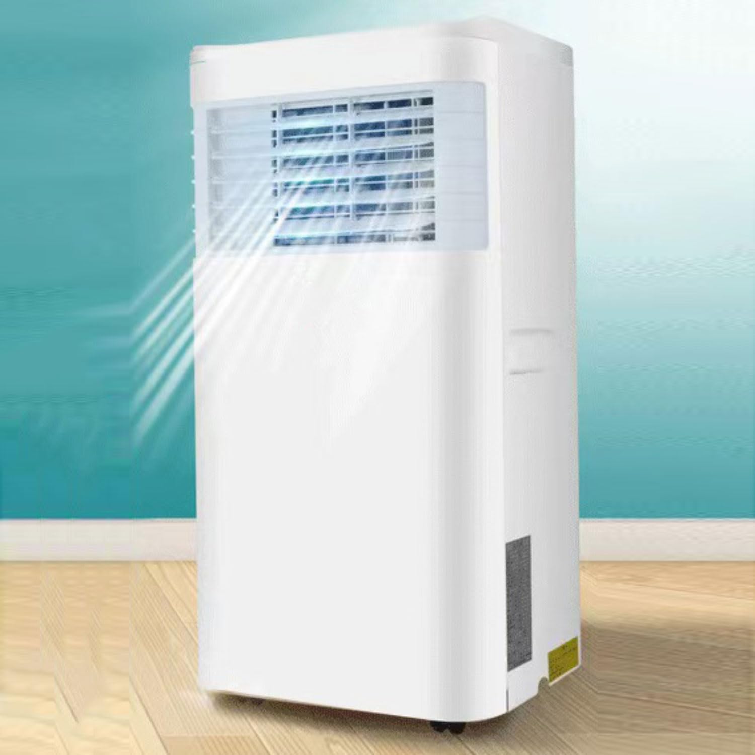  Climatiseur Portable, Unité Intelligente Intelligente Avec Déshumidificateur Cool Et Modes Ventilateur Pour La Pièce Jusqu'à 350 Sq.ft, Télécommande, Minuterie 24 Heures, Kit D'installation Inclus