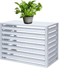  Couvercle De Climatiseur Extérieur En Aluminium Et Boîtier De Pompe à Chaleur, écran De Clôture De Protection Pour Unités De Climatisation, Bouclier De Condensateur Autonome Pour Ordures Ou CVC