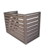 GENERIC Cache-radiateur En Aluminium Robuste Pour Climatiseur – Mini Unité De Climatisation Extérieure Divisée Protection Antivol Réduction Du Bruit Style Clôture Pour Cacher Les Unités Extérieures
