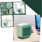  Climatiseur Portable 3 En 1 Avec 3 Vitesses De Vent, Idéal Pour La Maison, Le Bureau, La Chambre, Le Refroidisseur D'air Adapté Aux Animaux Domestiques Pour Enfants