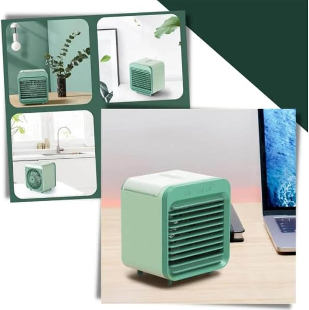 Climatiseur Portable, Ventilateur De Bureau 3 En 1 Avec 3 Vitesses De Vent, Pour La Maison, Le Bureau, La Chambre à Coucher, Adapté Aux Animaux Et Aux Enfants