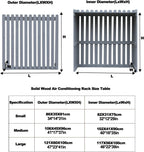  Brise-Vue Extérieur Pour Climatiseur, Grille De Protection Pour Climatiseurs Et Pompes à Chaleur, étagère De Jardin, Rangement De Plantes, Protection Environnementale, 9 Couleurs