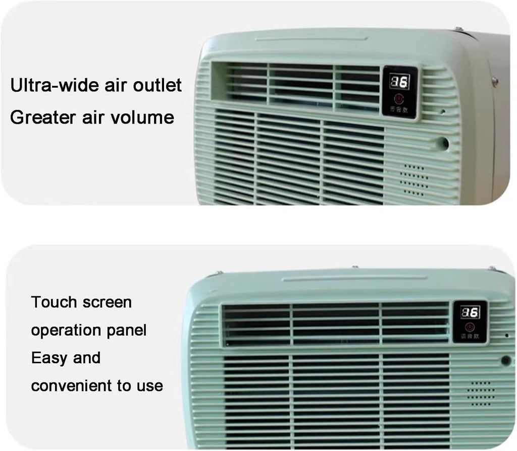  COYEUX Climatiseur Portable 280 W, Climatiseur De Refroidissement Pour Voiture, Avec Panneau De Commande, Kit De Tuyau D'échappement, Pour Chambre De Camping-Car, Camping Et Tente