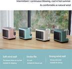  DieffematicKTY Climatiseur Mobile Air Conditioning Air Cooler Negative ION Air Cooler Mini Three-Speed Mode Cooling Fan Charging Home Desktop Air Conditioner (Color : Pink)