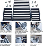  Housse De Protection Imperméable Pour Climatiseur Extérieur, Cadre En Aluminium, Protection De Pompe à Chaleur, Blanche, Résistante Aux Intempéries, Toutes Saisons, Résistante Aux UV