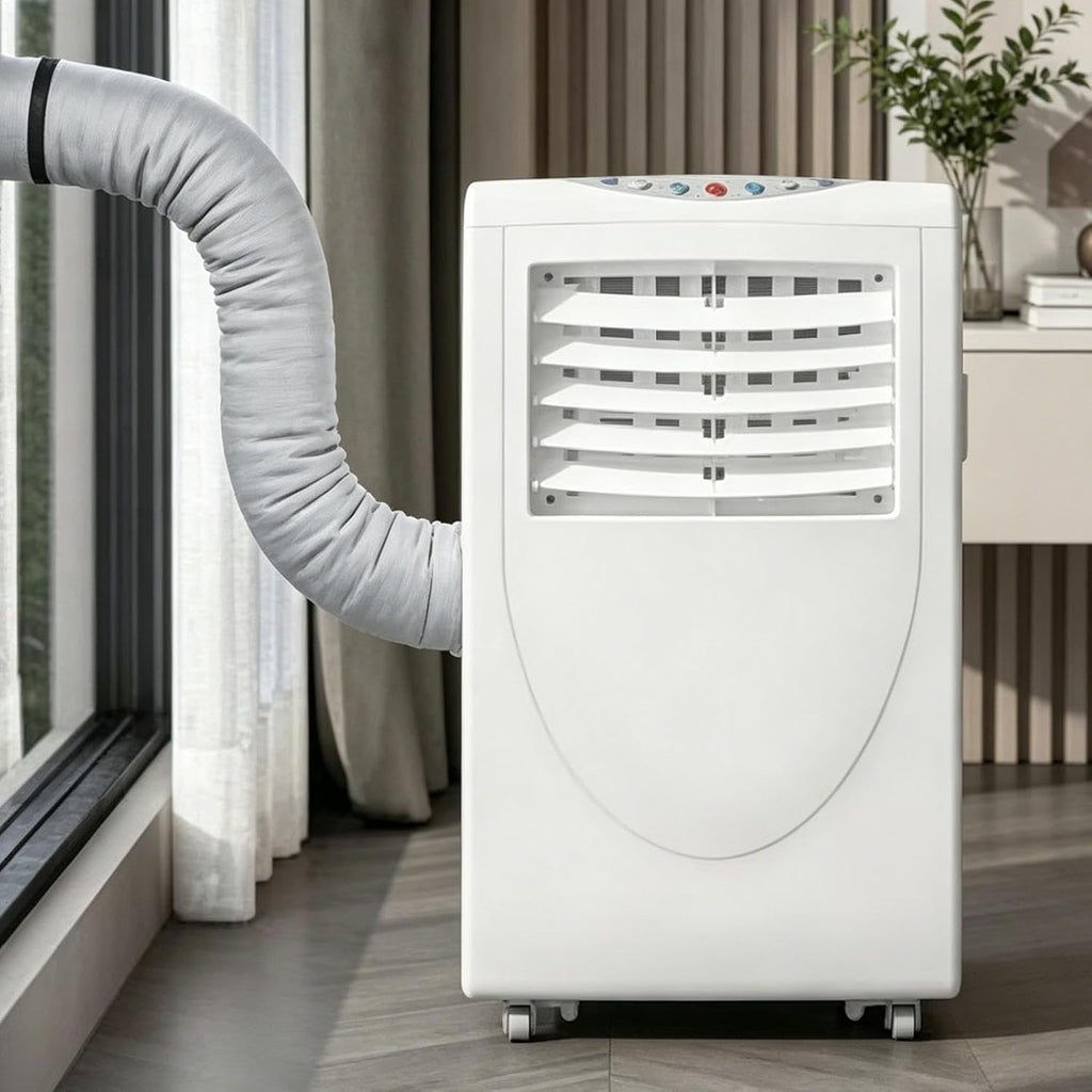  Housse Pour Tuyau De Climatiseur Portable, Housse Isolante 3 Sangles | Bande Calorifuge Pour Tuyau Climatiseur Ajustables Pour Tuyaux D'échappement De 5" 5,9" De Diamètre, Hiver Intérieur Garage