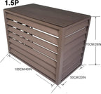 GENERIC Housse De Protection En Aluminium Pour Climatiseur – Housse De Protection Pour Unité Extérieure Pour Une Meilleure Esthétique, Résistante Aux Intempéries, Idéale Pour Une Utilisation En Intérieur
