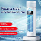 GENERIC Ventilateur De Climatisation – Climatiseur Portable, Humidificateur à Vitesses Réglables Par évaporation, Gadgets Cool Avec Minuterie Et Télécommande, Refroidisseur D'espace Sans Pales Pour La Maison