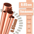 Tuyau De Cuivre Tube En Cuivre Pour Climatiseur 1/4 & 3/8 Pièce De Climatisation Split 20M Avec Un Bobine Isolante HVAC