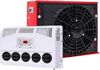 GENERIC Climatiseur De Cabine De Camion Avec Refroidissement 11 000 BTU, Système Divisé 12 V/24 V Pour Camping-car, Bus Et Caravane