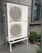 GENERIC Support De Climatiseur Sans Perçage Pouvant Supporter Jusqu'à 217,7 Kg - Support Au Sol Robuste Pour Mini Pompe à Chaleur - Coussinets D'amortissement Des Vibrations Inclus