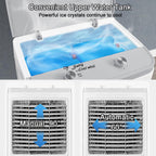  Refroidisseur D'air Portable Par évaporation Pour Chambre, Bureau Et Maison - Solution De Refroidissement écoénergétique Avec Compartiment à Glace