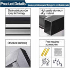  Housse De Protection En Aluminium Pour Climatiseur Extérieur, Housse Imperméable 110 X 60 X 80 Cm, Résistante Aux Intempéries, Protection UV, Convient Aux Unités AC Divisées, Couleur A