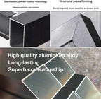  Housse De Protection Pour Climatiseur D'extérieur – Protection En Aluminium Pour Pompe à Chaleur Résistante Aux Intempéries Et Design élégant, Matériau Extérieur Compatible Avec La Plupart Des Unités