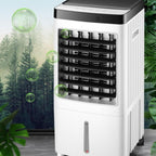  Generic Ventilateur Refroidisseur Par évaporation, Climatiseurs Portables Avec 3 Vitesses De Vent Et Télécommande Pour La Maison (1)