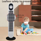  Ventilateur De Tour Sans Lame Silencieux 26ft/s Vitesse 30dB Bruit 80 Circulateur D'air Portable Oscillant Pour Le Camping De Bureau De Chambre Avec Poignée