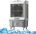 GENERIC Refroidisseur D'air évaporatif à 3 Vitesses 120 Ventilateur Portable Oscillant Avec Réservoir 50L Pour L'intérieur Extérieur Garage Commercial Utilisation Faible Bruit Efficace Refroidissement