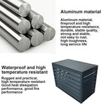 GENERIC Housse De Protection En Aluminium Pour Climatiseur Extérieur, Clôture élégante Pour Climatiseur, Design Résistant Aux Intempéries, Utilisation Intérieur/extérieur (persiennes Blanches)