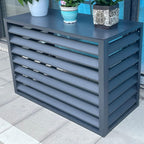 GENERIC Housse De Protection En Aluminium Pour Climatiseur Extérieur, Protection De Pompe à Chaleur Pour Unités Divisées, Réduction Du Bruit, Support Polyvalent Pour Plantes, Protection Extérieure Résistante