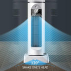 GENERIC Ventilateur De Climatisation – Climatiseur Portable, Humidificateur à Vitesses Réglables Par évaporation, Gadgets Cool Avec Minuterie Et Télécommande, Refroidisseur D'espace Sans Pales Pour La Maison