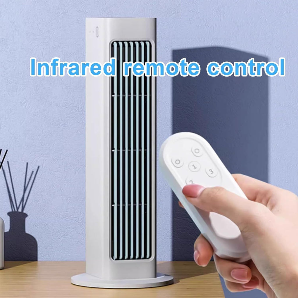  Climatiseur Portable, Conception Sans Lame, Télécommande Sans Fil, 3 Vitesses, Fonctionnement Silencieux, Support Mural, Sortie D'air Long, Chambres à Coucher Cool, Bureaux, Pas De Fenêtre Nécessaire