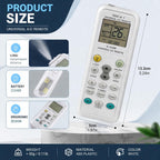  Télécommande Universelle Climatiseur Pour LG Gree Midea Toshiba Haier Daikin Hitachi Sharp Panasonic Samsung Sanyo Hisense Fujitsu Whirlpool Et Plus De 1000 Marques Contrôleur De Climatisation