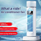 GENERIC Ventilateur De Refroidissement à Air Oscillant Avec Télécommande, Silencieux, 6 Vitesses, Minuterie 6 H, Refroidissement Du Réservoir D'eau Pour La Maison, Le Bureau, L'intérieur Du Garage