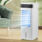 GENERIC Climatisation Portable Avec Réservoir 5L, 3 Vitesses Et Minuteries, Refroidisseur D'évaporation Silencieux Pour La Chambre, Le Bureau, Le Camping - Refroidissement Efficace Sans Tuyau, Télécommande Et