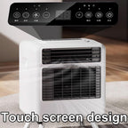  Portable AC 14000 BTU Écran Tactile Sans Fenêtre Besoin D'énergie Efficace Ventilateur D'air Froid Pour Bureau à Chambre à Coucher Compact Unité De Refroidissement Silencieuse