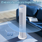 GENERIC Ventilateur De Refroidisseur D'air Portable Avec Réservoir 5L, 3 Vitesses, 12H Minuterie, 80 Oscillation.Refroidisseurs De Marais D'évaporation Silencieux Pour Chambre à Coucher, Bureau.Unité De Clima