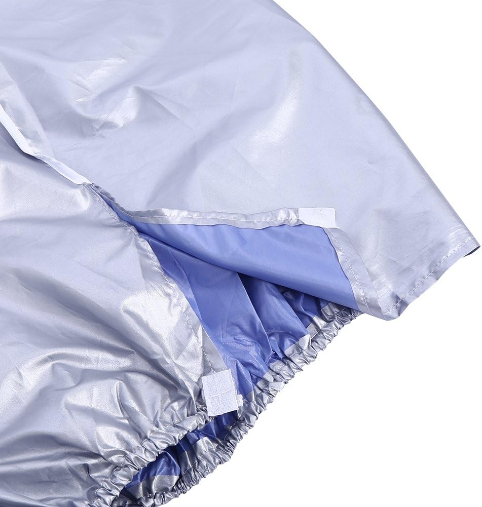  Couvercle De Climatiseur, 94 X 40 X 73cm Couvercle Polyester Argenté Universel Anti-Poussière Étanche Anti-Soleil Anti-Neige Pour Unité Extérieure (3 Tailles Disponibles)