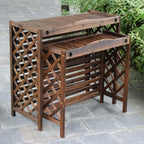  Clôture Extérieure En Bois Massif Pour Climatiseur - Séparateur D'espace - Grille De Protection Pour Unités AC Et Pompes à Chaleur - Élégant Et Polyvalent.