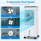 GENERIC Humidificateur De Refroidisseur D'air Climatiseur Purificateur Et Ironisateur 6L Evaporatif Innovant 5-en-1 Appareil