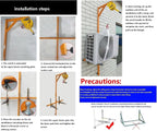  Outil De Levage Pour Climatiseur Extérieur – Treuil Manuel Robuste Et Support Pour Une Installation Facile Du Climatiseur (capacité De 5 CV) – Équipement CVC Essentiel Po